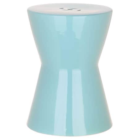 Safavieh Liana Garden Stool- Aqua - 18 x 13 x 13 in. ACS4541C